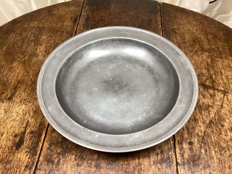 18th CENTURY ENGLISH PEWTER BOWL