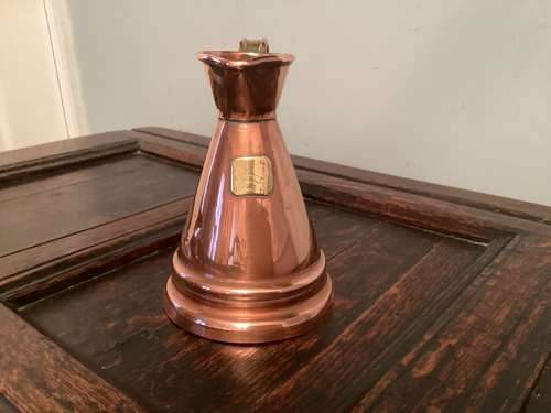 SET OF FIVE COPPER MEASURES WITH ARMORIAL