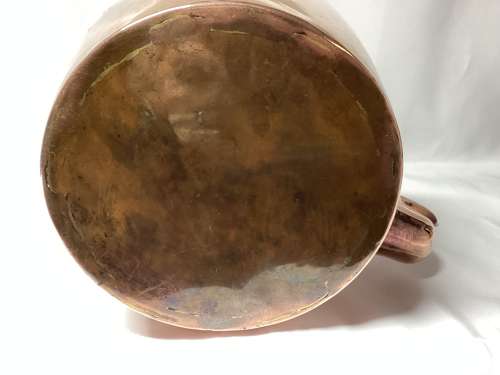 19th  CENTURY SEAMED COPPER KETTLE