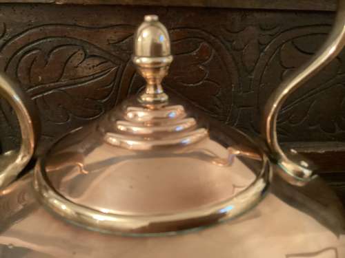 19th  CENTURY SEAMED COPPER KETTLE