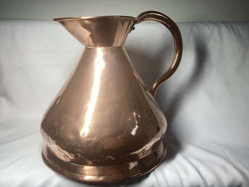 19TH CENTURY TWO GALLON COPPER ALE MEASURE