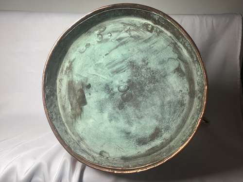 19TH CENTURY TWO GALLON COPPER ALE MEASURE