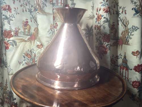 19TH CENTURY TWO GALLON COPPER ALE MEASURE