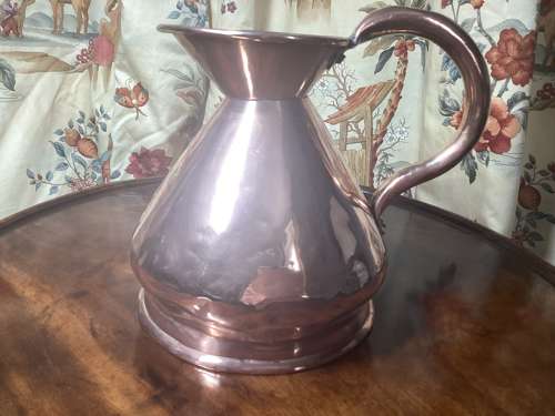 COPPER HALF GALLON 19TH CENTURY MEASURE