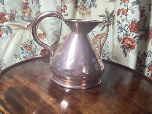 COPPER HALF GALLON 19TH CENTURY MEASURE