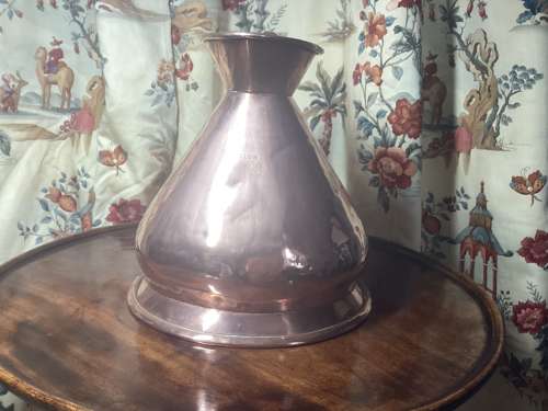 ONE GALLON 19TH CENTURY COPPER ALE MEASURE