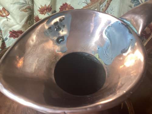 ONE GALLON 19TH CENTURY COPPER ALE MEASURE