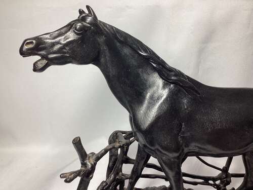 BLACK STALLION FIGURE