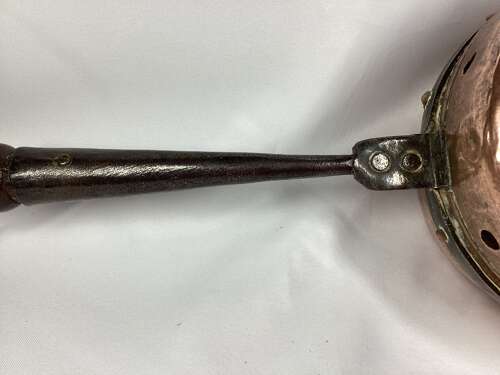 RARE COPPER SAUCEPAN SHAPED PLAGUE PAN