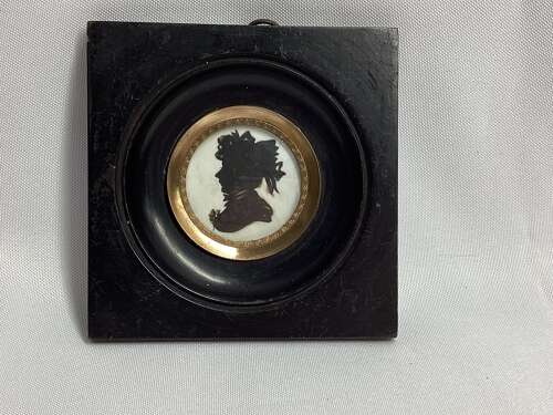 REGENCY PEN AND INK PORTRAIT SILHOUETTE