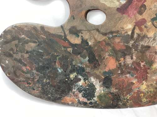 EARLY 20TH CENTURY ARTIST PALETTE