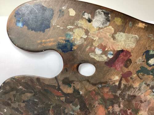 EARLY 20TH CENTURY ARTIST PALETTE
