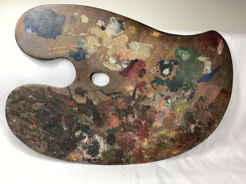 EARLY 20TH CENTURY ARTIST PALETTE