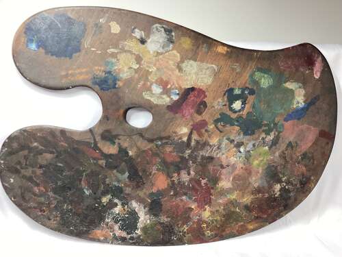 EARLY 20TH CENTURY ARTIST PALETTE