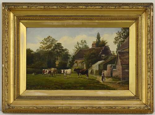 WILLIAM P CARTRIGHT, RURAL SCENE