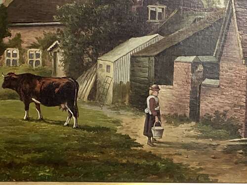 WILLIAM P CARTRIGHT, RURAL SCENE