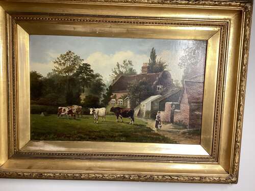 WILLIAM P CARTRIGHT, RURAL SCENE