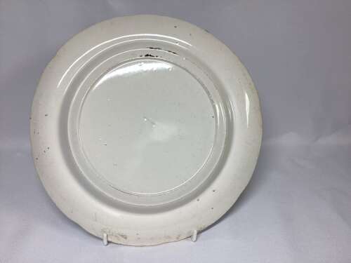 EARLY 19TH CENTURY BLUE AND WHITE PLATE