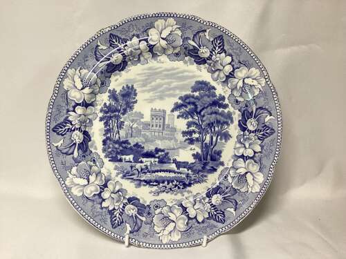 ROGERS GEORGIAN BLUE & WHITE PLATE