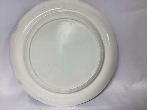 ROGERS GEORGIAN BLUE & WHITE PLATE