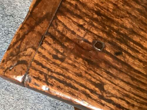 EARLY 18TH CENTURY ENGLISH OAK SIDE TABLE