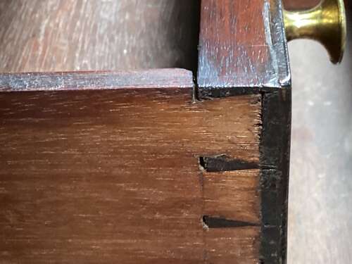 MAHOGANY REGENCY PERIOD PEMBROKE WORK TABLE