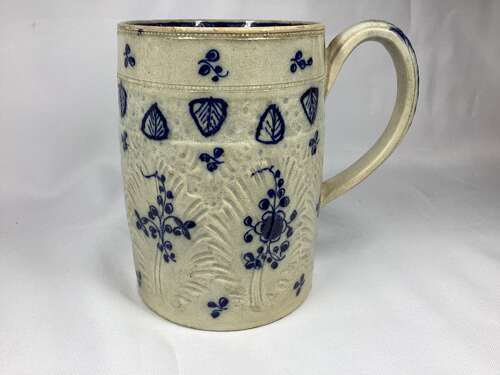 18TH CENTURY PEARLWARE TANKARD