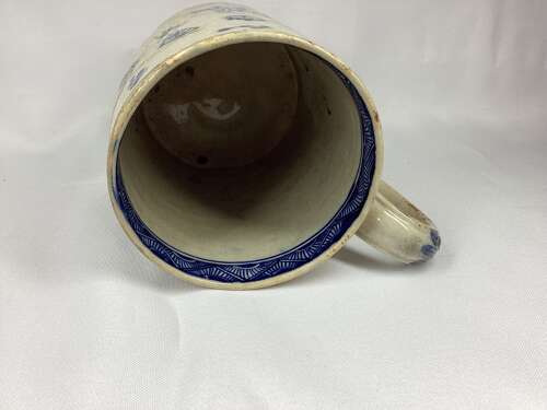 18TH CENTURY PEARLWARE TANKARD
