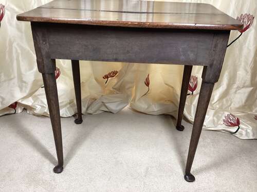GEORGIAN OAK SIDE TABLE/LOWBOY