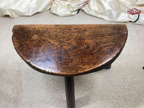 19th CENTURY WELSH PRIMITIVE STOOL