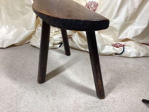 19th CENTURY WELSH PRIMITIVE STOOL