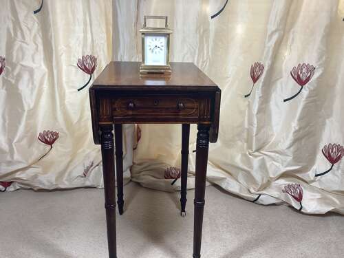 SMALL REGENCY ROSEWOOD PEMBROKE TABLE