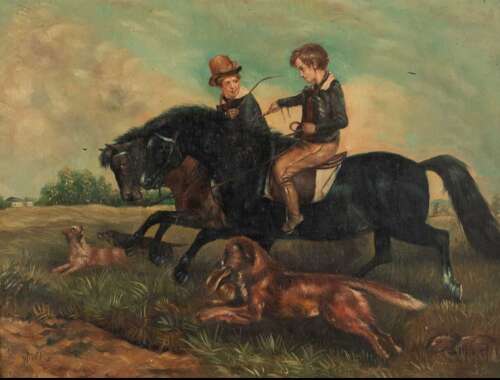 DECORATIVE  OIL ON BOARD
