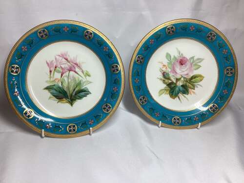 ROYAL WORCESTER AESTHETIC MOVEMENT PLATES