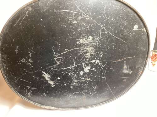 A LARGE TOLEWARE JARDINIERE/ CACHE POT