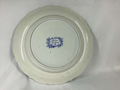 BLUE AND WHITE 'CHINESE FOUNTAINS' PLATE