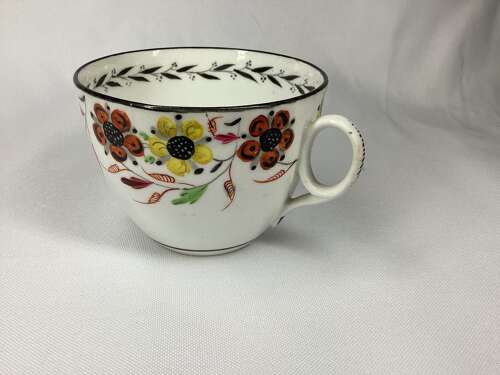 NEW HALL TEA CUP AND SAUCER