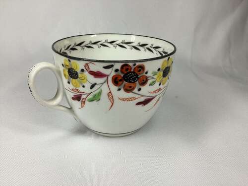 NEW HALL TEA CUP AND SAUCER