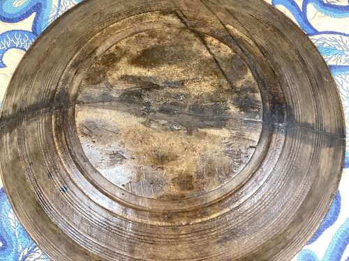 EARLY 19TH CENTURY LARGE DAIRY BOWL