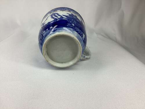 NEW HALL TRIPLE WILLOW PATTERN COFFEE CUP