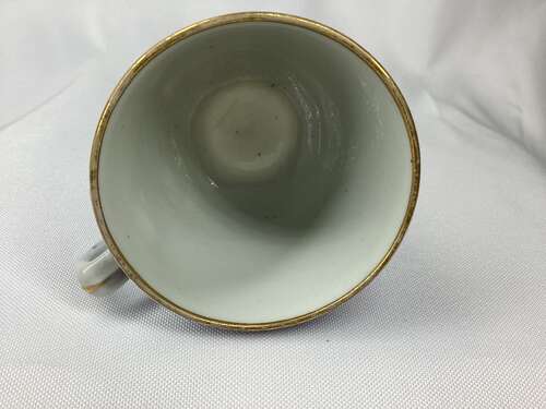 NEW HALL TRIPLE WILLOW PATTERN COFFEE CUP