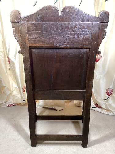 17TH CENTURY OAK  WAINSCOT CHAIR